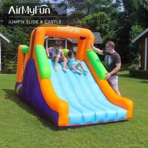 Airmyfun Outdoor Achtertuin Familie Leuk Thuis Gebruik Kids Party Castle Jump House Bounce Huizen Opblaasbare Uitsmijter Te Koop