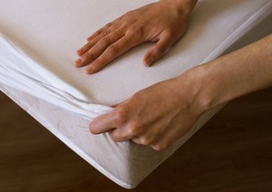 Custom <strong>Size</strong> Hotel <strong>Fitted</strong> <strong>Sheet</strong> Twin Full Queen <strong>King</strong> White Cotton Bed Stretchy <strong>Sheet</strong> - Product Image 2