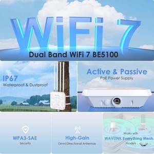 WAVLINK WN573HBE2 Extensor WiFi para Exteriores de Alta Potencia, Impermeable, BE5100, Doble Banda, Amplificador de Señal Wi-Fi, Router Inalámbrico Mesh WiFi 7 - Product Image 2