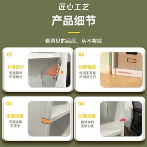 Estantería de varios niveles con 6 estantes, independiente, que ahorra espacio, con panel trasero, para almacenamiento en el hogar, la oficina o la sala de estar. - Product Image 5