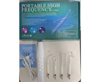 Appareil facial multifonction haute fréquence en ABS, électrique, prise US, pour raffermissement cutané, stimulation de la pousse des cheveux et traitement de l'acné par la lumière