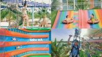Parcours de corde haute personnalisé et caboteur à glissière équipement d'amusement de parc d'aventure en plein air pour le site pittoresque de la culture et du tourisme