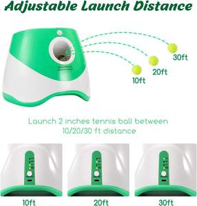 Otomatik kapalı/outdoortenis topları köpek atıcı ile 3/6/9 adet çevre dostu küçük köpek topu başlatıcısı - Product Image 4