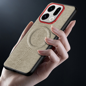 Simple Protective Case Vegan Leather PC Protective <b>Cover</b> for Oppo Find X9 Pro / Find X9 - Product Image 6