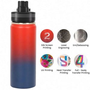 Bouteilles isothermes portables en gros pour boissons, bouteilles d'eau en acier inoxydable pour sports de plein air avec logo personnalisé - Product Image 3
