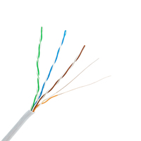 Cable Lan de red Cat5e para interiores de alta velocidad CCA 24awg cable UTP CAT5e cable Ethernet de red Lan