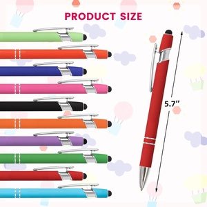ปากกาลูกลื่นโลหะอะลูมิเนียม 2 in 1 สำหรับโปรโมชั่น หลายสี พิมพ์โลโก้ตามสั่ง สลักด้วยเลเซอร์ สำหรับสำนักงาน - Product Image 2