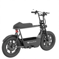 Trottinette électrique adulte GYebike GY1601, cadre en aluminium sport, siège, rangement, moteur sans balais au lithium 36V 350W, fourche à suspension
