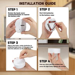 Luces LED para Debajo del Gabinete, Alimentadas por Batería, 16 Colores Cambiables, Control Remoto Inalámbrico - Product Image 2