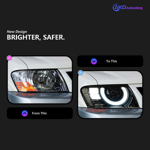 Luces LED Delanteras <span class=keywords><strong>AKD</strong></span> DRL y de Circulación Diurna para Modelo de <span class=keywords><strong>Auto</strong></span> PAJERO, 12V 65W 10000 Lúmenes 6000K, Lámparas Automotrices de Reequipamiento/Actualización - Product Image 2