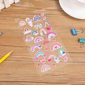 Autocollants 3D en mousse gonflée personnalisés pour <span class=keywords><strong>anniversaire</strong></span>, feuille de décoration en mousse, autocollants en PVC pour scrapbooking, planificateur, pack d'autocollants pour enfants, cadeau artisanal - Product Image 5