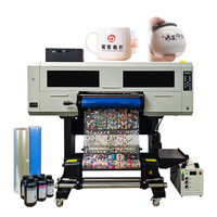 Mesin Cetak Stiker Label Kristal Film AB Printer UV DTF untuk Transfer Printing pada Cangkir, Kaca, Logam, dan Kayu