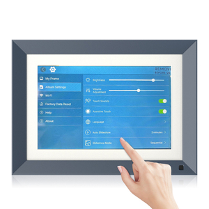 INSOVISION 10.1 Inch WiFi Digital Photo <b>Frame</b> with 32G Memory Touchscreen 1280x800 Resolution Video Playback - Product Image 5