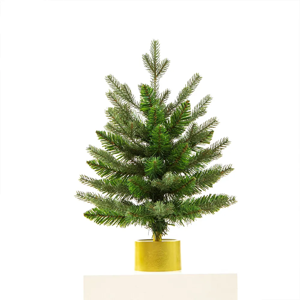 Creatieve Draaiende Muziekdoos Kerstboom Set Mini Arbol De Navidad Verlichting Mini Kerstboom Voor Vakantie Display