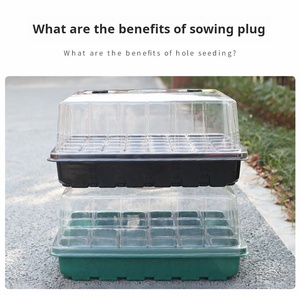 <span class=keywords><strong>X77</strong></span> các nhà sản xuất nhựa làm vườn cây giống hộp nảy mầm khay nhà máy cách nhiệt độ ẩm trồng hộp cây giống - Product Image 2