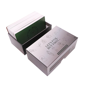Jeux de société personnalisés en papier/plastique pour couples, jeu de cartes personnalisé - Product Image 1