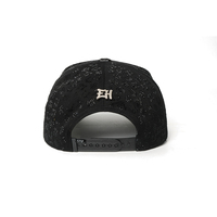 Casquette de baseball de luxe noire Baez Son of God, 5 panneaux, doublure satinée, broderie 3D personnalisée, logo OEM ODM G5 de haute qualité, NFC
