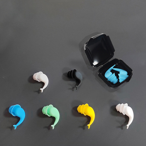 سدادات أذن قابلة لإعادة الاستخدام لتقليل الضوضاء مقاومة للماء من أجل السباحة الصيفية والاستحمام وركوب الأمواج والرياضات المائية - Product Image 6