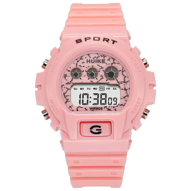 Enfants LED Montre Numérique Électronique Chronomètre Horloge