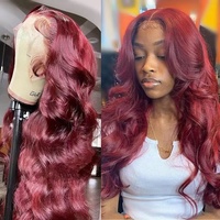 Perruque complète à grandes ondulations, naturelle et réaliste, cheveux longs bouclés, avec dentelle frontale et filet, 30 pouces, en stock, vente en gros usine