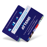 SUNLANRFID Carte à puce en PVC Carte RFID Carte NFC avec DESFire EV1/EV2/EV3 2K/4K/8K pour une utilisation en transit et contrôle d'accès