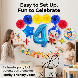 Nuevo Set de Globos de Aluminio de <span class=keywords><strong>Payaso</strong></span> <span class=keywords><strong>Plim</strong></span> para Fiestas, Cumpleaños, Eventos, Disfraces, Navidad, Venta al por Mayor para Niños - Product Image 4