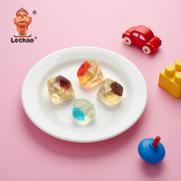 Bonbons gélifiés multicolores en forme de diamant 3D de l'usine de confiserie chinoise, bonbons halal pour la vente en gros