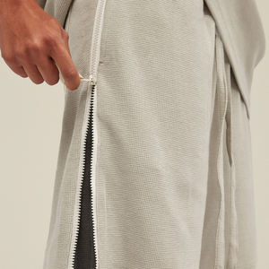 Comfortable Sports <b>Shorts</b> <b>Men</b> Contrast Trim Waffle Custom Logo Heavyweight Fashion Street Style <b>Shorts</b> - Product Image 5