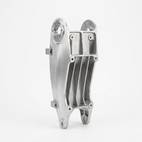AsiaLink OEM - Pieza de Marco de Pierna de Robot de Aluminio Fundido a Presión de Alta Precisión, Soporte de Esqueleto de Muslo para Robot IA, Modelo de Robots Humanoides