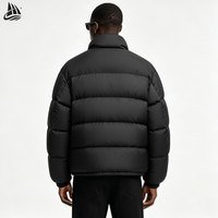 Veste d'hiver personnalisée coupe-vent matelassée en duvet pour homme