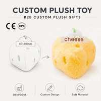 Peluches personnalisées en gros OEM, jouet en peluche mignon en forme de gâteau à l'ananas pour enfants, jouet en peluche alimentaire pour jeu d'imitation, peluches pour parents et enfants CE