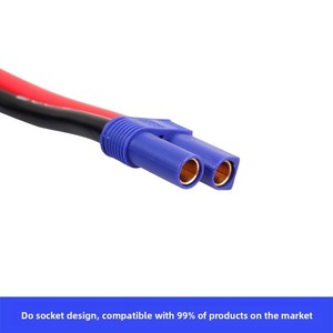 Pince crocodile en cuivre de 27 cm avec connecteur EC5, résistante à la chaleur, pour câble de démarrage de batterie de voiture, avec logo personnalisé - Product Image 3