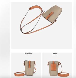 Bolso de Mano de Cuero Vacuno Genuino Andong para Mujer, Bolsos de Hombro Femeninos, Bolso Bandolera Pequeño y Sencillo - Product Image 5