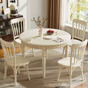 Juego de Mesa de Comedor de Madera Maciza Estilo Nórdico Wabi Sabi para Uso Comercial, Ecológico y Fácil de Limpiar - Product Image 2