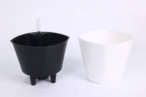 Maceta de Plástico con Autorriego y Indicador de Agua, Precio Económico, Maceta de PP para Jardín Interior, Color Personalizado OEM, Tamaño Pequeño - Product Image 2
