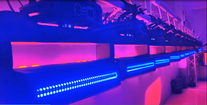 Barra de inclinación de luz con cabezal móvil de haz lateral doble LED <span class=keywords><strong>GEMINI</strong></span> - Product Image 4