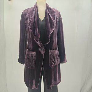 ALBB015 Veste en velours de soie pour femmes - Product Image 2