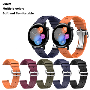 Bandas de silicona de 20mm con hebillas de marca 3 con liberación rápida para reloj Huawei <span class=keywords><strong>GT2</strong></span> 3 <span class=keywords><strong>PRO</strong></span> - Product Image 2