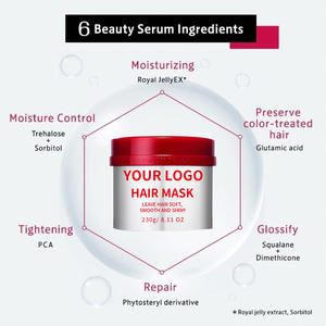 Traitement des <span class=keywords><strong>cheveux</strong></span> coréens Masque capillaire nourrissant en profondeur infusé au miel Crème à la kératine sans sulfate pour réparer et hydrater les <span class=keywords><strong>cheveux</strong></span> abîmés - Product Image 2