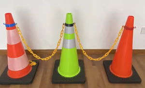 Roadway Safety <b>Circle</b> Link Connect <b>Ring</b> for Traffic Barriers - Product Image 4
