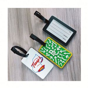 Customized Logo Designer <b>Cheap</b> Custom Sublimation Silicone Soft PVC Travel <b>Luggage</b> Tag for Bags and Baggage Made From Rubber - Product Image 6