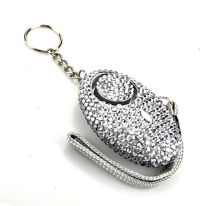 Alarme de sécurité personnelle en gros avec strass, porte-clés d'autodéfense pour filles, alarme d'urgence pour <span class=keywords><strong>la</strong></span> <span class=keywords><strong>défense</strong></span> personnelle - Product Image 2