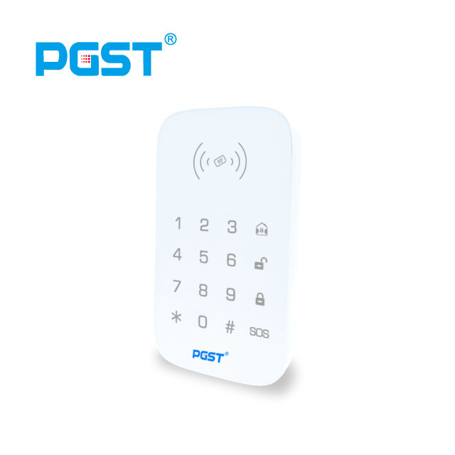 PGST Portable Wireless Keypad Smart Home Alarm System Control Panel for Tuya WiFi GSM Easy-to-Use for Home Security