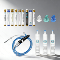 Sueros Hidratantes Faciales 237ml Kit de Solución para Hidrodermoabrasión Facial para Máquina Hydra Soluciones de Agua para el Cuidado de la Piel