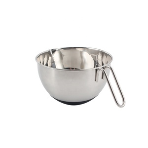 Mixing Bowls Stainless Steel Bowls with Pour Spout, Handle and Inner Measurement Mark for Cooking, Baking, Saving - Product Image 5