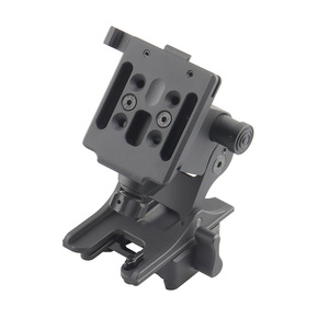 Support de fixation pour casque personnalisé en usine, en alliage d'aluminium durable, à dégagement rapide, type queue d'aronde, accessoire tactique d'extérieur - Product Image 1