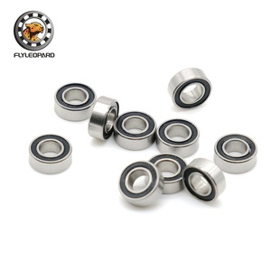 ตลับลูกปืนเม็ดกลมสเตนเลสขนาดจิ๋ว Smr84rs Flyleopard 4x8x3มม. Abec-7ซีลที่มีความแม่นยำ P5 - Product Image 1