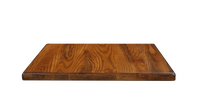 Planche de restaurant en bois massif, table carrée/rectangulaire en bois de frêne rustique