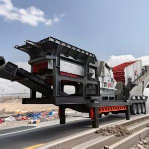 Línea de Producción de Arena Móvil con Trituradora de Neumáticos para Residuos de Construcción, Trituradora de Hormigón, Trituradora de Mineral y Agregados - Product Image 2
