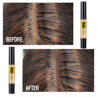Oalen Vente en Gros 4 Couleurs Dentelle Teinté Stylo Marque Privée Étanche Perruque Teinte Stylo pour Extensions de Cheveux